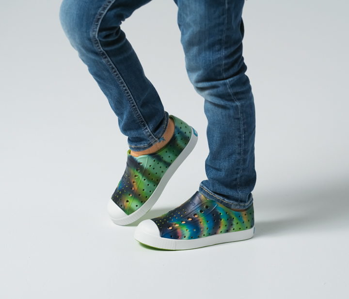 Kids' Slip On Shoes In Print | Jefferson Print | Native Shoes™